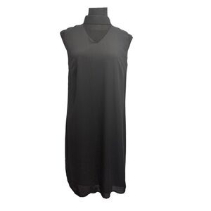 Banana Republic Shift Sleeveless Dress Black